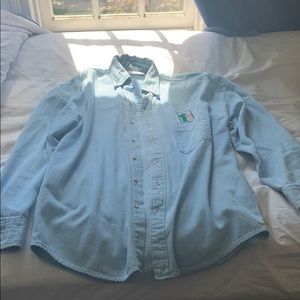 AER comfy jean button up.